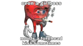 Even A Girlboss Needs X meme card, common rarity