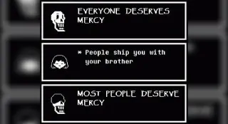 Everyone Deserves Mercy / Most People Deserve Mercy meme card, common rarity
