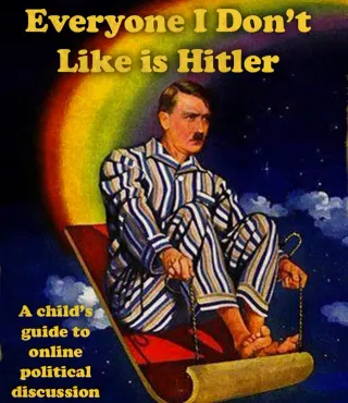Everyone I Don't Like Is Hitler meme card, rare rarity