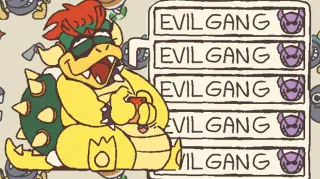 Evil Gang 😈 meme card, common rarity