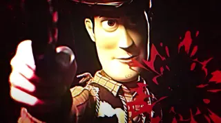 Evil Woody meme card, common rarity