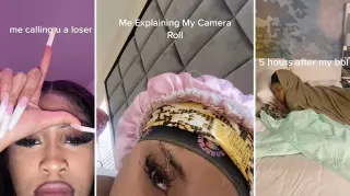 Explaining My Camera Roll meme card, common rarity