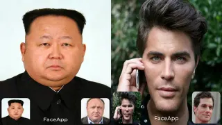 FaceApp Face Morphing meme card, common rarity