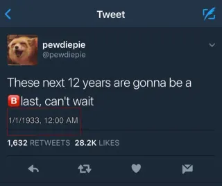Fake History Tweets meme card, common rarity