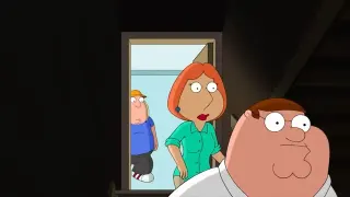 Carte meme Family Guy Running Down Stairs, rareté commune