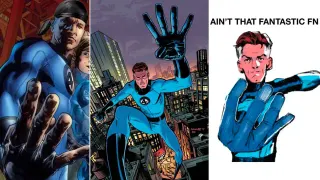 Fantastic Four Gang Sign / Mister Fantastic's "Ain't That Fantastic FN" meme card, common rarity