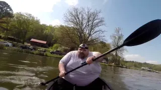 Fat Guy Sings Moana In a Canoe meme card, common rarity