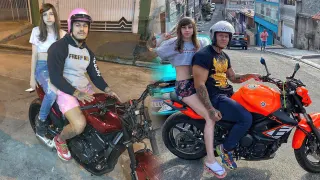 Favela Trans Girl Saga meme card, common rarity