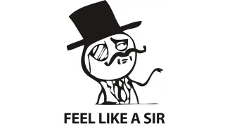 Feel Like a Sir meme card, legendary rarity