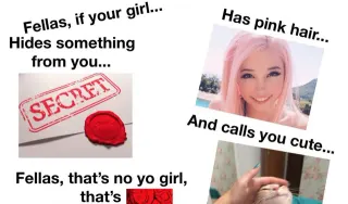 Fellas, If Your Girl meme card, common rarity