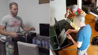 Filling My PC with Beans meme card, common rarity