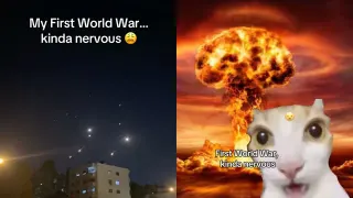 First World War, Kinda Nervous meme card, common rarity