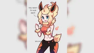 Carte meme Flareon Copypasta, rareté commune