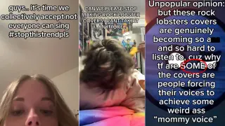 Forced Mommy Voice "Rock Lobster" Covers (TikTok) meme card, common rarity