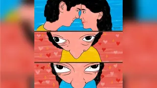 Forehead Touch Perspective meme card, common rarity