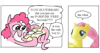 Forever Weed Brownie meme card, common rarity
