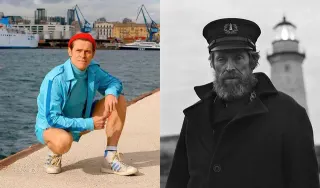 Fresh Willem Dafoe vs. Lighthouse Willem Dafoe meme card, common rarity