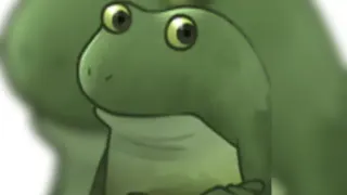 Froge / Worry Frog meme card, common rarity