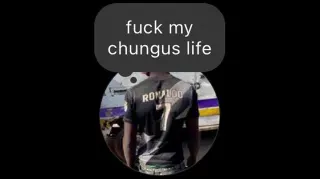 Fuck My Chungus Life meme card, rare rarity