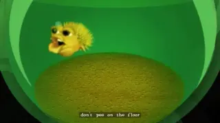 Fugu Fish / Don't Pee On The Floor, Use The Commodore meme card, rare rarity