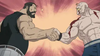 Fullmetal Alchemist Handshake meme card, common rarity