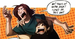 Game Grumps "WHAT IS THIS?" Freakout meme card, common rarity