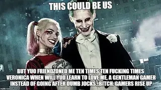 Gamer Joker / Gamers Rise Up / We Live in a Society meme card, rare rarity