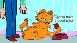 Garfielf meme card, rare rarity