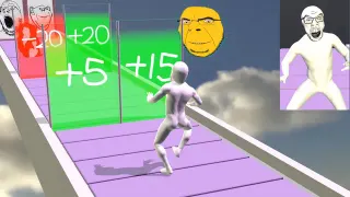 Carte meme Parodies de Publicité Jeu Mobile « Gate Running », rareté commune
