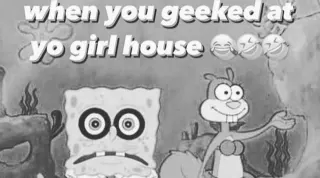 Geeked (Slang) meme card, common rarity