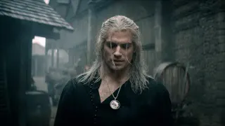 Geralt's "Fuck" meme card, rare rarity