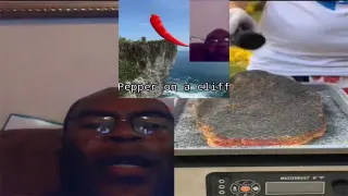Get That Pepper Off There / Pepper On A Cliff meme card, common rarity