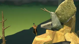 Getting Over It with Bennett Foddy meme card, common rarity
