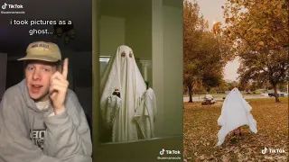 Ghost Photoshoot meme card, common rarity