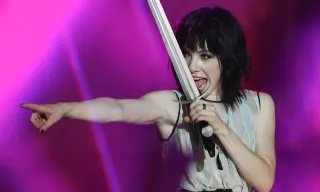 Give Carly Rae Jepsen a Sword meme card, rare rarity