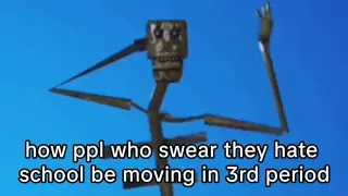 Glendo / FNaF Endoskeleton Dancing the Macarena meme card, common rarity