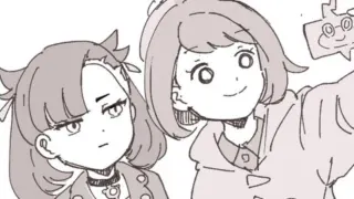 Gloria and Marnie Selfie meme card, common rarity