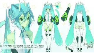 Glorpi Miku meme card, common rarity