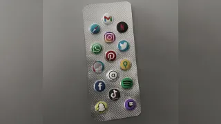 Gmail Perc / Social Media Pills meme card, common rarity