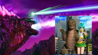 Carte meme Godzilla and Hatsune Miku, rareté commune