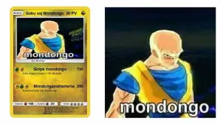 Goku Mondongo meme card, common rarity