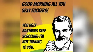 Good Morning X, The Rest Of Y'all Gm I Guess meme card, common rarity
