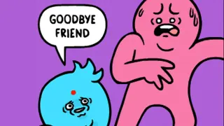 Goodbye Friend meme card, common rarity