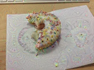 Google DeepDream meme card, rare rarity