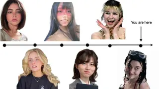 Carte meme Gooner Timeline, rareté commune