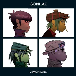 Gorillaz "Demon Days" Cover Parodies meme card, rare rarity