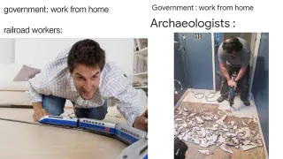 Carte meme Government: Work From Home, rareté commune