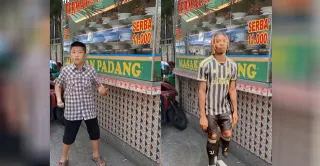 Goyang Nasi Padang meme card, common rarity