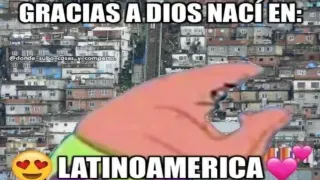 Carte meme Gracias A Dios Nací En Latinoamerica, rareté commune