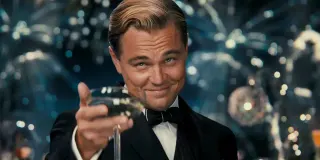 Great Gatsby Reaction / Leonardo DiCaprio Toast meme card, rare rarity